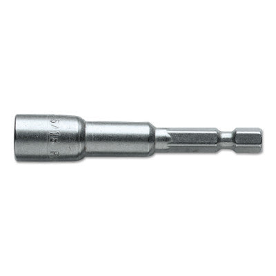 Magnetic Nut Setter Power Drive Bits, 1/4 in x 2 9/16 in, 3/8 in Shank