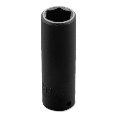Torqueplus Metric Deep Impact Sockets 1/4 in, 1/4 in Drive, 11 mm, 6 Points