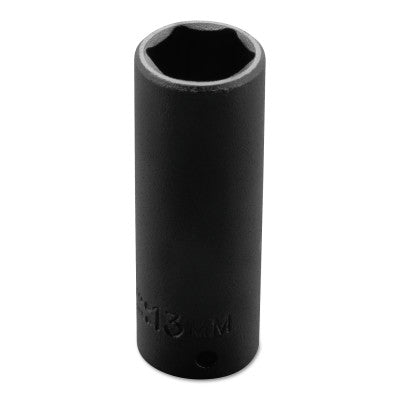 Torqueplus Metric Deep Impact Sockets 1/4 in, 1/4 in Drive, 13 mm, 6 Points