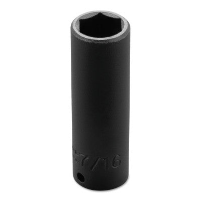 Torqueplus Deep Impact Sockets 1/4 in, 1/4 in Drive, 7/16 in, 6 Points