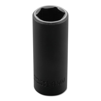 Torqueplus Metric Deep Impact Sockets 1/4 in, 1/4 in Drive, 14 mm, 6 Points
