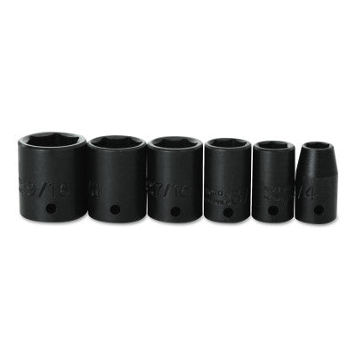 Torqueplus 6 Piece Metric Socket Sets, 1/4 in, 6 Point