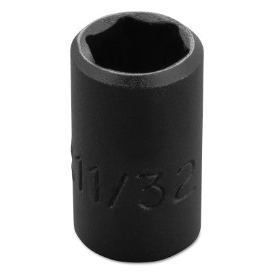 Torqueplus Impact Sockets 1/4 in, 1/4 in Drive, 11/32 in, 6 Points