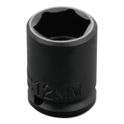 Torqueplus Metric Impact Sockets 1/4 in, 1/4 in Drive, 12 mm, 6 Points