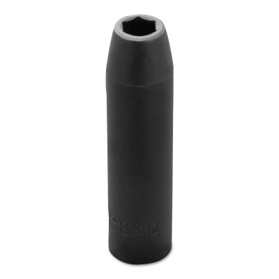 Torqueplus Metric Deep Impact Sockets 3/8 in, 3/8 in Drive, 8 mm, 6 Points