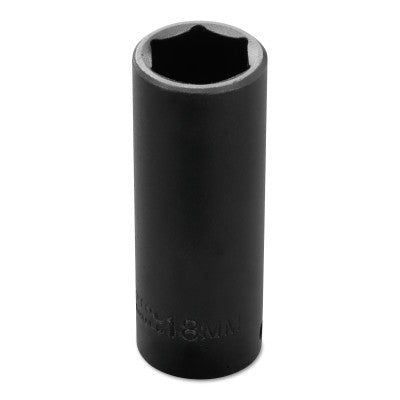 Torqueplus Metric Deep Impact Sockets 3/8 in, 3/8 in Drive, 18 mm, 6 Points
