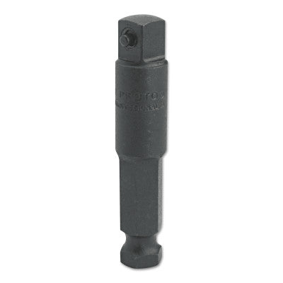 Hex Shank Extensions, 3/8 in (male square); 7/16 in (male hex) drive, 2 3/4 in