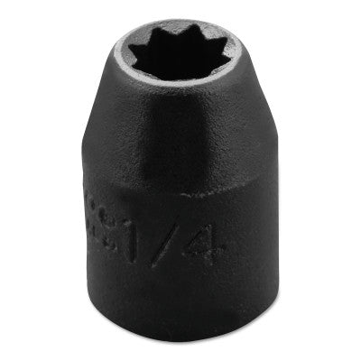 Torqueplus Impact Sockets 3/8 in, 3/8" Dr, 1/4 in, 8 Pt