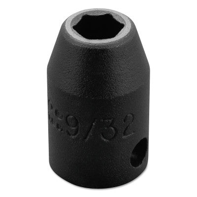 Torqueplus Impact Sockets 3/8 in, 3/8" Dr, 9/32 in, 6 Pt