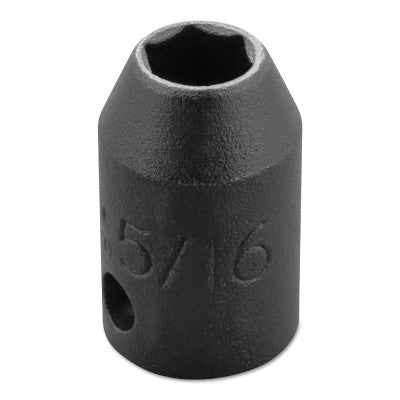 Torqueplus Impact Sockets 3/8 in, 3/8" Dr, 5/16 in, 6 Pt