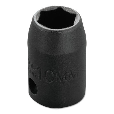Torqueplus Metric Impact Sockets 3/8 in, 3/8 in Drive, 10 mm, 6 Points
