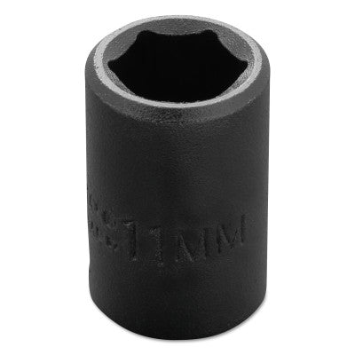 Torqueplus Metric Impact Sockets 3/8 in, 3/8 in Drive, 11 mm, 6 Points