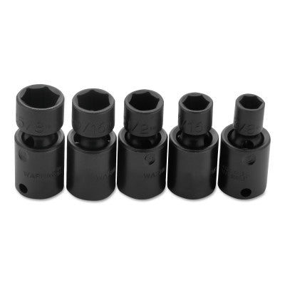 Torqueplus 5 Piece Universal Impact Socket Sets, 3/8 in, 6 Point