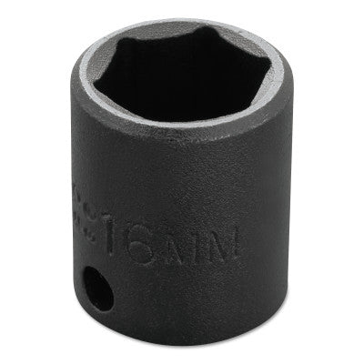 Torqueplus Metric Impact Sockets 3/8 in, 3/8 in Drive, 16 mm, 6 Points