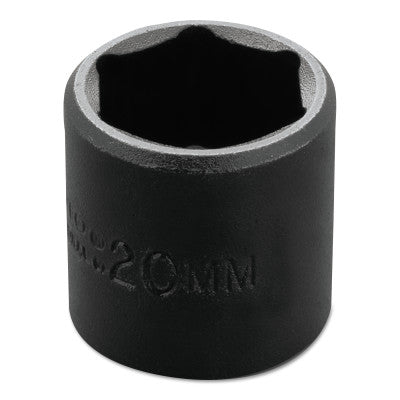 Torqueplus Metric Impact Sockets 3/8 in, 3/8 in Drive, 20 mm, 6 Points