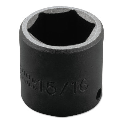 Torqueplus Impact Sockets 3/8 in, 3/8" Dr, 15/16 in, 6 Pt