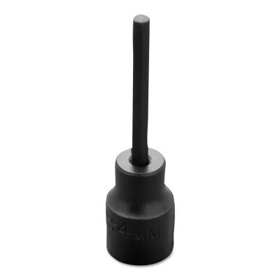 Metric Impact Socket Bits, 3/8 in Drive, 4 mm Tip