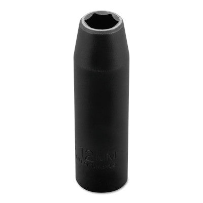 TorquePlus Thin Wall Deep Impact Sockets, 1/2 in Drive, 12 mm, 6 Point
