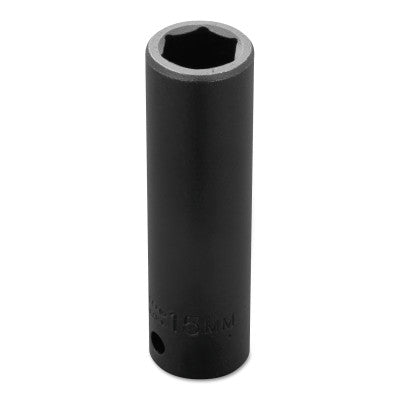 Torqueplus Metric Deep Impact Sockets 1/2 in, 1/2 in Drive, 15 mm, 6 Points