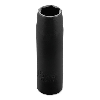 TorquePlus Thin Wall Deep Impact Sockets, 1/2 in Drive, 15 mm, 6 Point