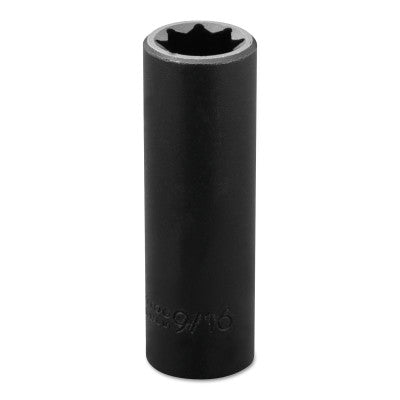 Torqueplus Deep Impact Sockets 1/2 in, 1/2 in Drive, 9/16 in, 8 Points