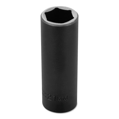 Torqueplus Metric Deep Impact Sockets 1/2 in, 1/2 in Drive, 21 mm, 6 Points