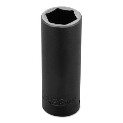 Torqueplus Metric Deep Impact Sockets 1/2 in, 1/2 in Drive, 22 mm, 6 Points