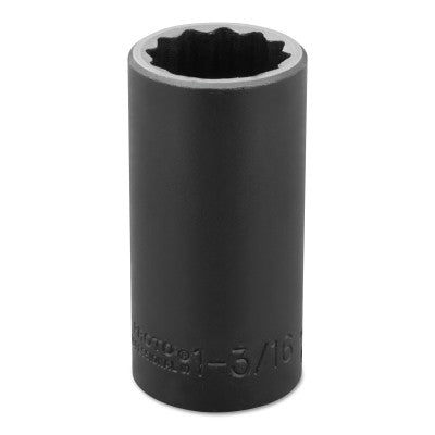 Torqueplus Deep Impact Sockets 1/2 in, 1/2 in Drive, 1 3/16 in, 12 Points