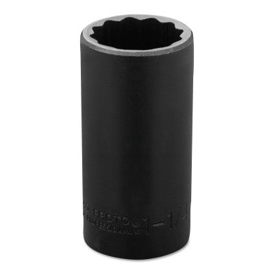 Torqueplus Deep Impact Sockets 1/2 in, 1/2 in Drive, 1 1/4 in, 12 Points