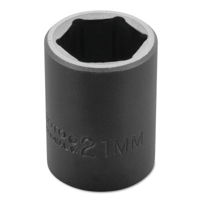 Torqueplus Metric Impact Sockets 1/2 in, 1/2 in Drive, 21 mm, 6 Points