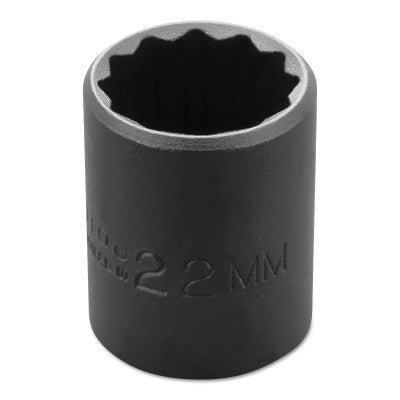 Torqueplus Metric Impact Sockets 1/2 in, 1/2 in Drive, 22 mm, 12 Points