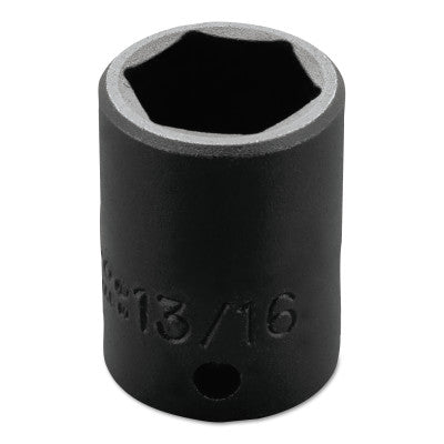 Torqueplus Impact Sockets, 1/2 in Drive, 13/16 in Opening, 6 Points