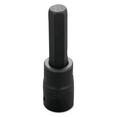 Metric Impact Socket Bits, 1/2 in Drive, 12 mm Tip