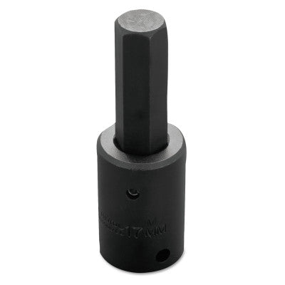 Metric Impact Socket Bits, 1/2 in Drive, 17 mm Tip