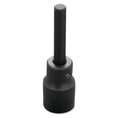 Metric Impact Socket Bits, 1/2 in Drive, 8 mm Tip