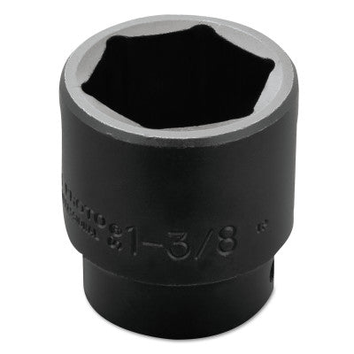 Torqueplus Impact Sockets, 1/2 in Drive, 1 3/8 in Opening, 6 Points