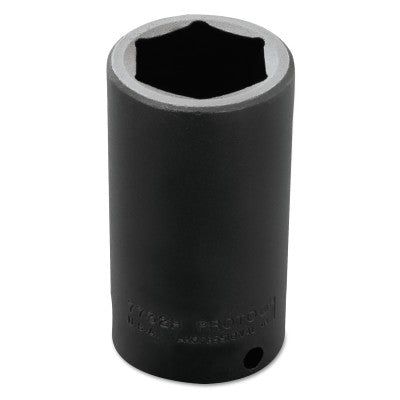 Torqueplus Deep Impact Sockets , 3/8 in Drive, 1 in Opening, 6 Points