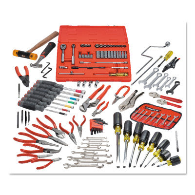 131 Piece Small Tool Sets with Tool Box J9993