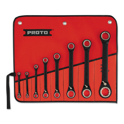 8 Pc. Double Box Ratcheting Wrench Sets, Inch