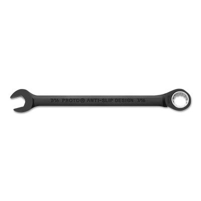 Spline Non-Reversing Combination Wrenches, 7/16 in Opening, 6 1/2 in