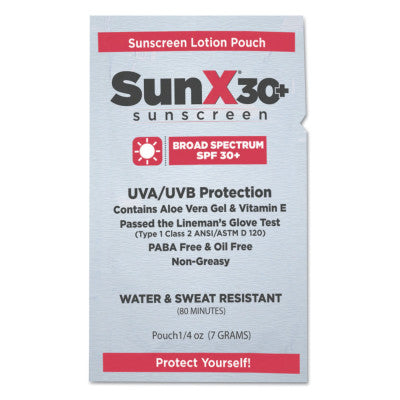 SunX30 Sunscreen Lotion Packets