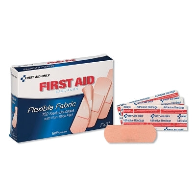 1" X 3" FABRIC BANDAGES-100/BOX