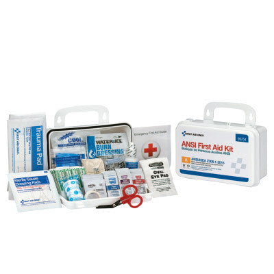 Bulk First Aid Kits, 10 Person, Plastic, Portable, Wall Mounted