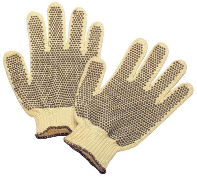 Tuff-Knit Extra Gloves, DuPont Kevlar, Mens, Yellow