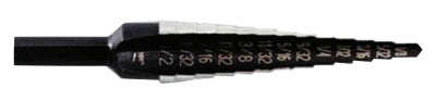 High Speed Steel Fractional Self-Starting, 1/8 in-1/2 in, 13 Steps