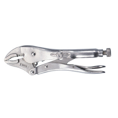 Locking Pliers, Curved Jaw Opens to 15/16 in, 4 in Long