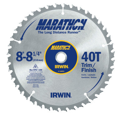 Miter / Table Saw Blades, 8 1/4 in, 40 Teeth