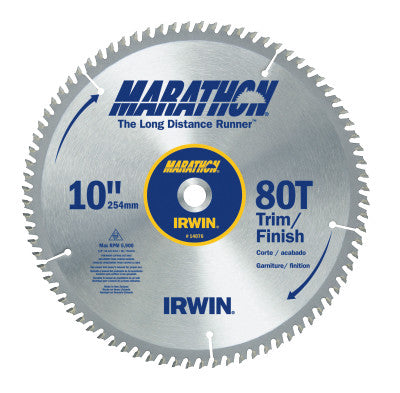 Miter/Table Saw Blades, 10 in, 80 Teeth