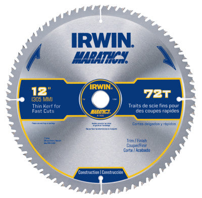 Miter/Table Saw Blades, 12 in, 72 Teeth
