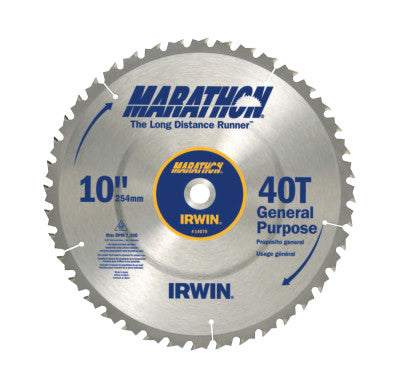 Miter/Table Saw Blades, 10 in, 40 Teeth, 5/Pk
